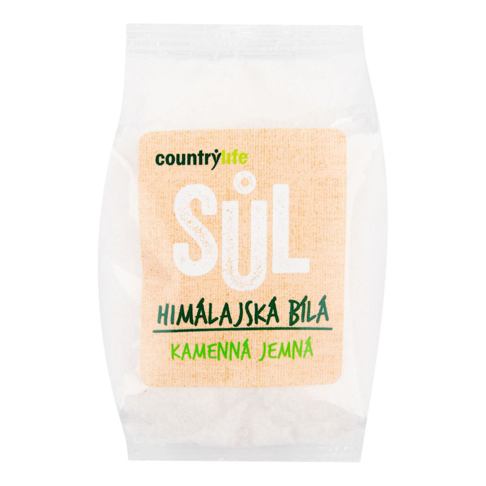 Soľ himalájska biela jemná 500 g COUNTRY LIFE | CountryLife.sk