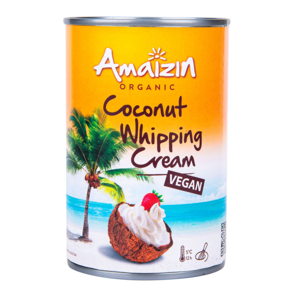 Kokosová alternatíva smotany na šľahanie 30 % tuku 400 ml BIO AMAIZIN |  CountryLife.sk