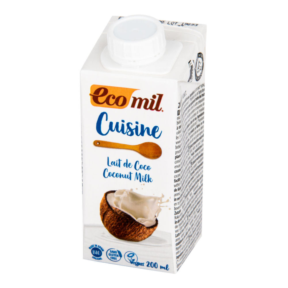 Kokosová alternatíva smotany 7 % tuku 200 ml BIO ECOMIL | CountryLife.sk