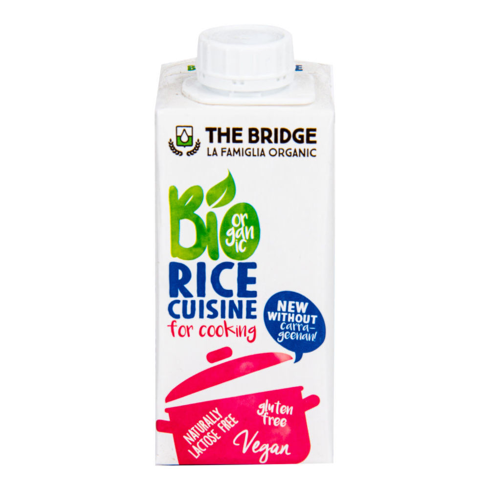 Ryžová alternatíva smotany 7 % tuku 200 ml BIO THE BRIDGE | CountryLife.sk