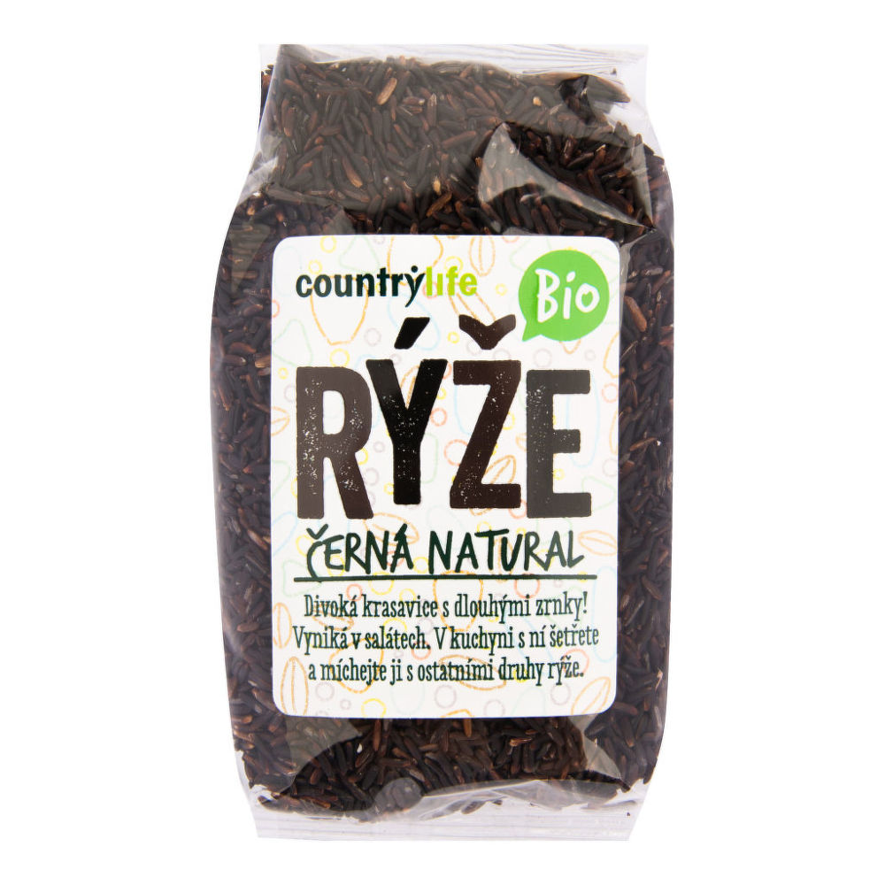 Ryža čierna natural 500 g BIO COUNTRY LIFE | CountryLife.sk