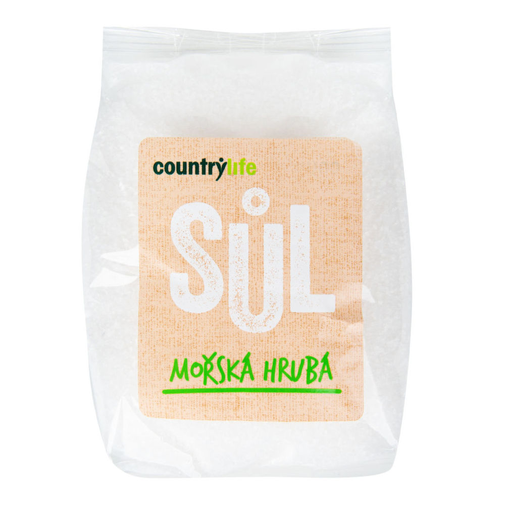 Soľ morská hrubá 1 kg COUNTRY LIFE | CountryLife.sk