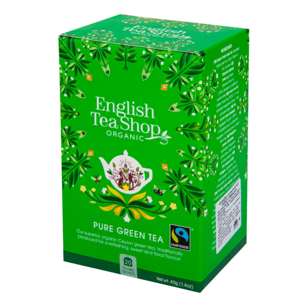 Čaj Zelený Fair Trade 20 vrecúšok BIO ENGLISH TEA SHOP | CountryLife.sk