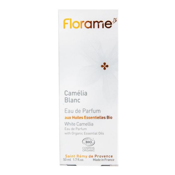 Parfumová voda prírodná CAMÉLIA BLANC — biela kamélie 50 ml BIO   FLORAME