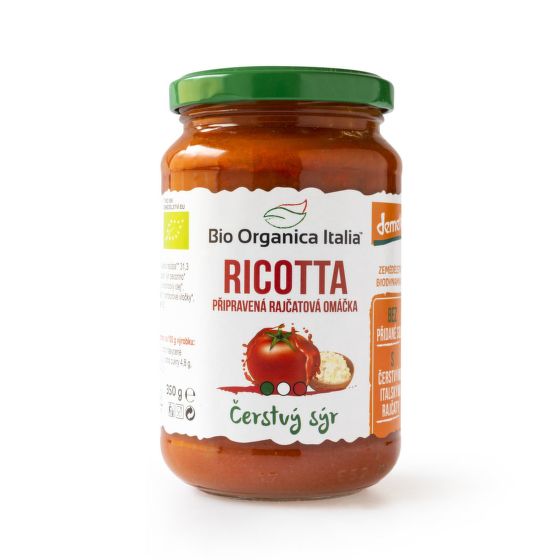 Omáčka paradajková s Ricottou 350 g BIO   BIO ORGANICA ITALIA