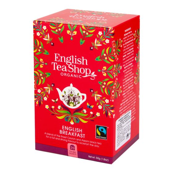 Čaj English Breakfast 20 vrecúšok BIO   ENGLISH TEA SHOP