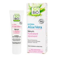 Sérum pleťové Aloe vera — upokojenie a hydratácia pre citlivú pleť 30 ml BIO   SO’BiO étic
