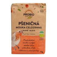 Múka pšeničná celozrnná jemne mletá 1 kg BIO   PROBIO