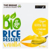 Dezert ryžový vanilka 4x110 g BIO   THE BRIDGE